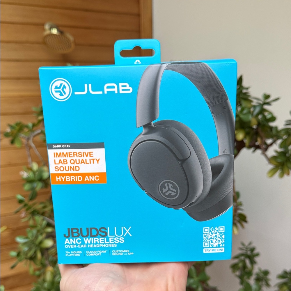 JLab JBuds Lux ANC Wireless Headphones - Dark Gray